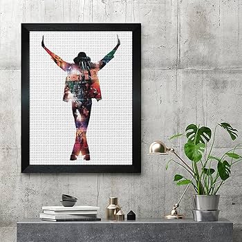 Amazon | 5Dダイヤモンドアート マイケル・ジャクソン DIY